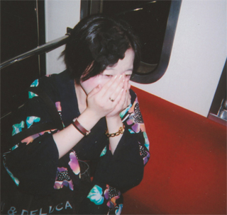 西武新宿線のユカタ美女