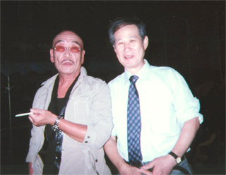 麿赤児さんと（9/22）