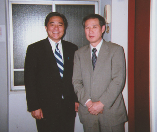 長島昭久さんと