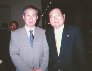 亀井静香さんと