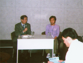 西宮冷蔵の水谷洋一社長と（11/23）