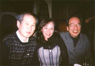 岸田秀先生（右）と（12/26）