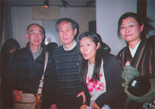 椎野さん、鈴木邦男、あべあゆみさん、吉本さん