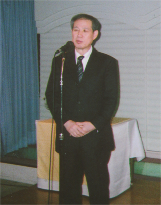 私も挨拶しました