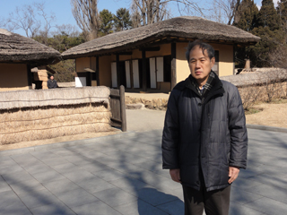 金日成主席の生家で