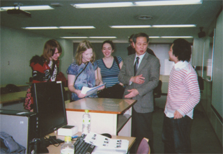 授業が終わった後も質問攻めでした