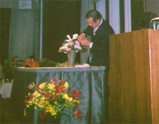 村松さんのフラワーデザイントークショー