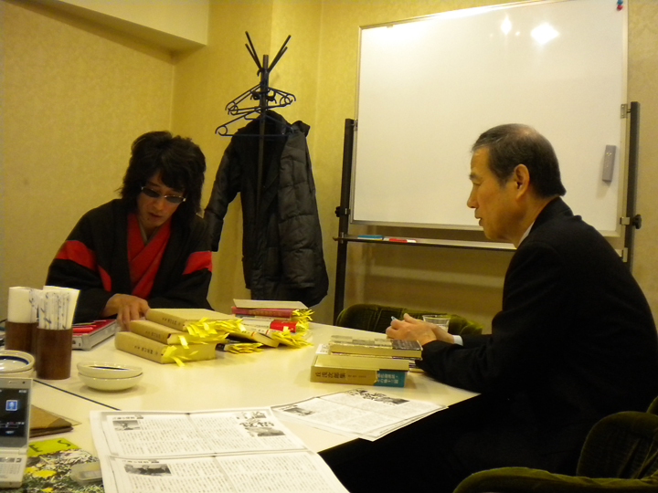 真剣な対談でした