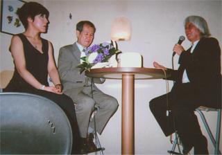 桃江メロンさん（左）と松島利行さん（6/3）