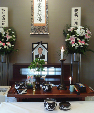 柴田泰弘さんの告別式で（6/26）