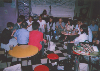 出版記念トークの打ち上げで（7/6）