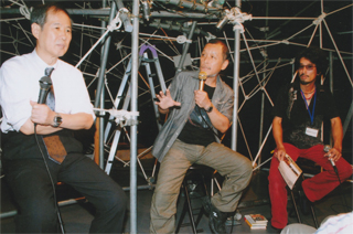 「天皇ごっこ」公演前のトーク（9/11）