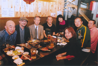 そのあと、居酒屋で