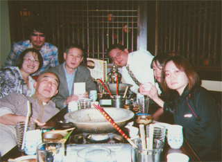 出版のお祝いで