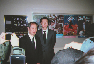 三島役のARATAさんと