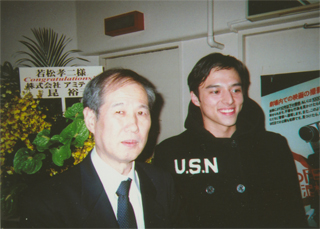 森田必勝役の満島真之介さんと