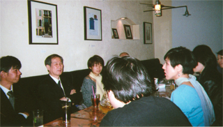 トーク後の食事会