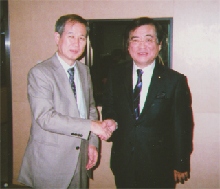 鉢呂吉雄さんと（12/12）