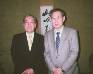 元警察庁長官の國松孝次さんと（12/20）