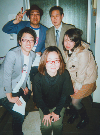 三浦さん、木曽さんを囲んで