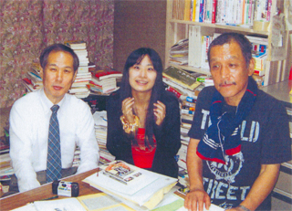 「天皇ごっこ」の撮影で