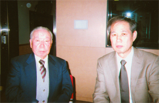 石原信雄さんと（文化放送で）