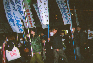 寒い中、頑張りました