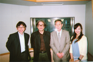 中沢新一さんを囲んで（文化放送で）