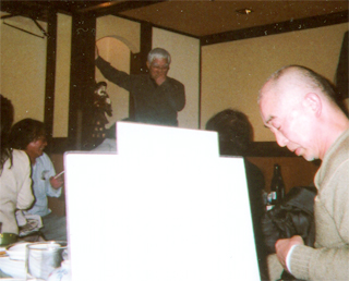 二次会で。右はレーニンさん