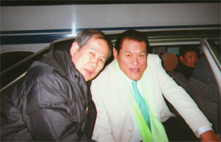 アントニオ猪木さんと（ピョンヤンで）