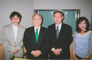 鈴木宗男さんを囲んで（文化放送で）