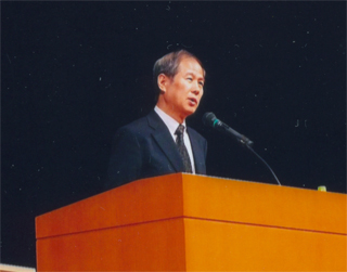 私も挨拶しました