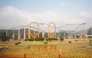 ピョンヤンのジェットコースターです