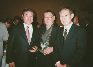 平田富峰さん、花房東洋さんと