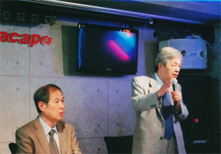 講演する田原総一朗さん（6/10）