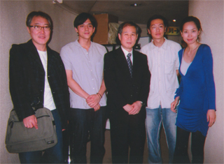 佐野史郎さん、満島さん、鈴木、新さん、片山瞳さん