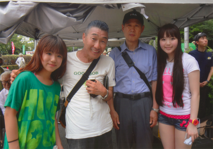 かな子ちゃん、松元ヒロさん、藤波心ちゃんと