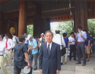 8/15靖国神社で