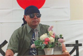 講演する藤本健二さん（8/28）