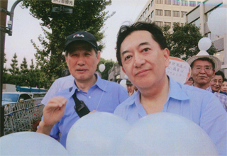 田中康夫さんと（8/31）