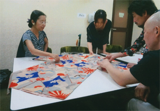 乾淑子さんと「戦争柄」の着物（9/2）