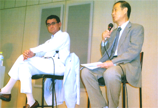 河野太郎さんと（9/15）