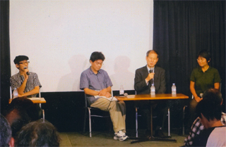 「わたしの釜ヶ崎」上映後のトーク（10/7）