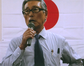 小林和男さん（一水会。10/10）