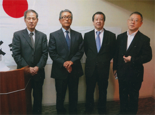 鈴木、小林和男さん、木村氏、田中さん