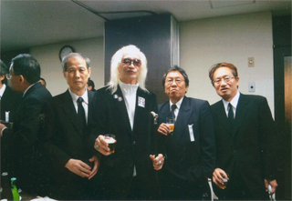 （中央）内田裕也さん、高橋伴明さんと