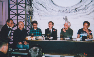 白井氏、椎野氏、平野氏、鈴木、足立監督、金氏