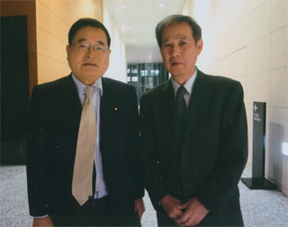 亀井静香さんと