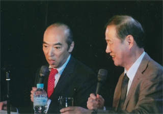 北村肇さんとトーク（秋田市）