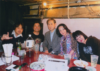 岩井志麻子さんたちと（12/9）